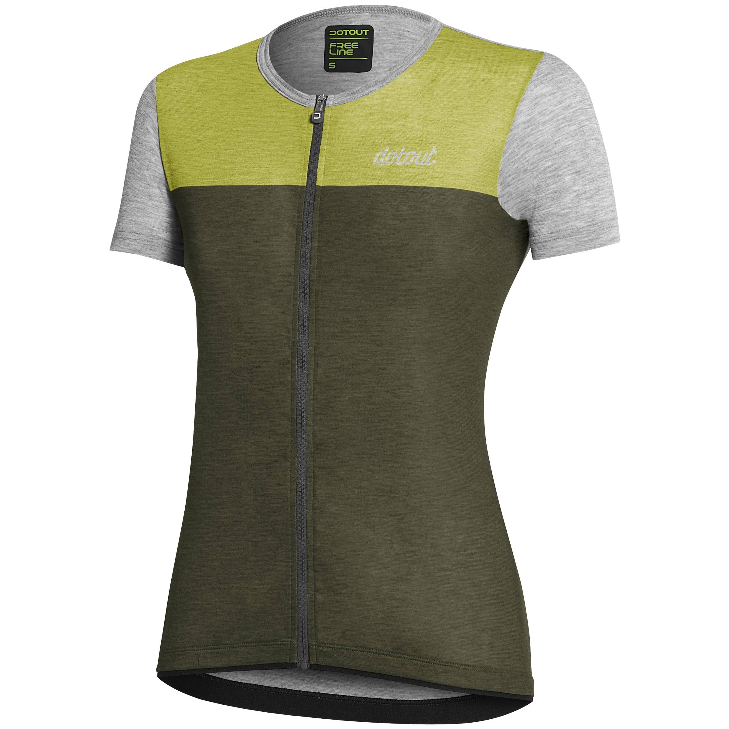 Glory W Jersey - Green-Light Gray Melange – Dotout