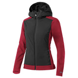 Altitude women's jacket - black-burgundy