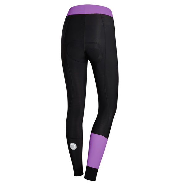 Mistica woman tights (Dot PRO pad) - black-violet