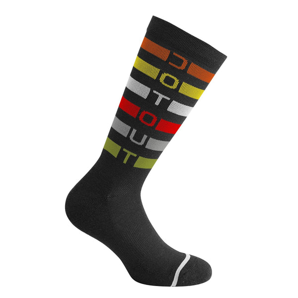 Stripe Sock winter socks - black-multicolor