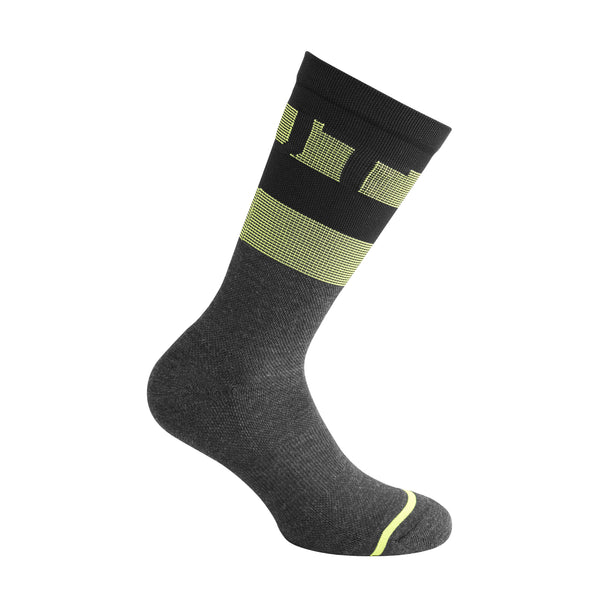 Club Sock winter socks - black-fluo yellow