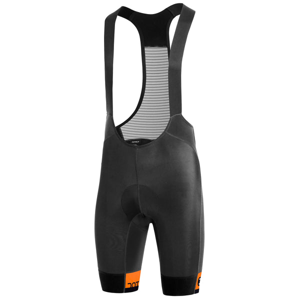 Team 2.0 Bib Shorts - Black-Fluo Orange