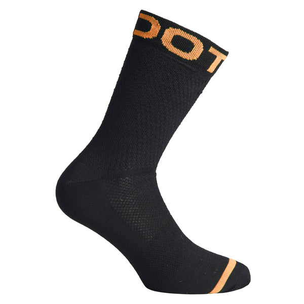 Calza Pro - Nero-Arancio