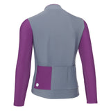 Maglia Maniche Lunghe Orion - Grigio Chiaro/Viola