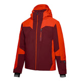 Loop Jacket - New maroon + Tangerine tango