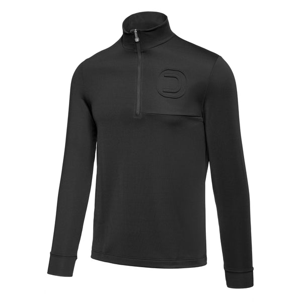 Maglia Logo Zip - Nero Beauty