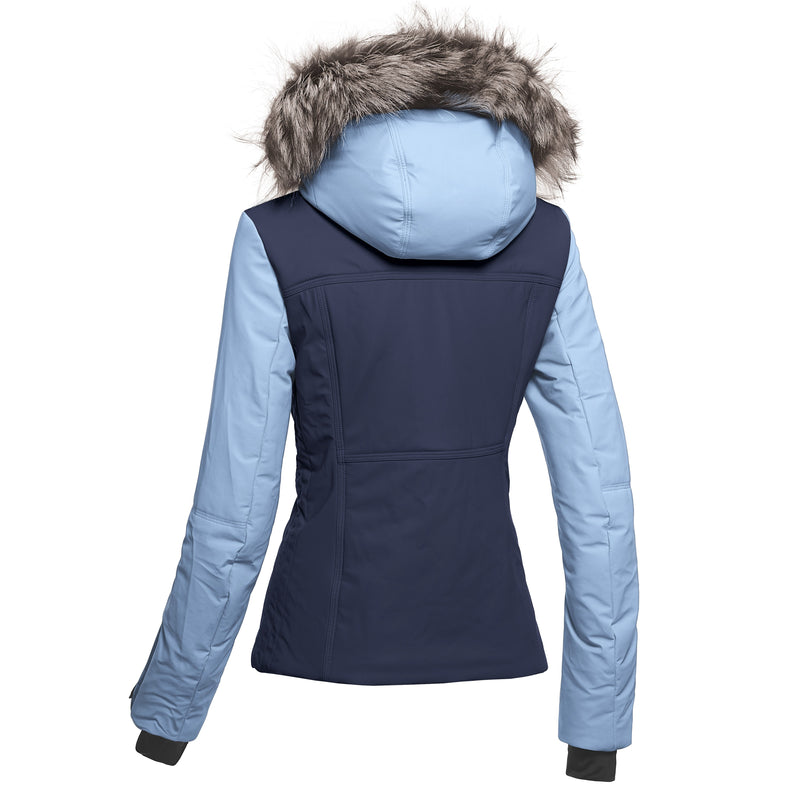 Stratos W Jacket (Fur) - Blue-Aviator 