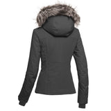 Stratos W Jacket (Fur) - Black 