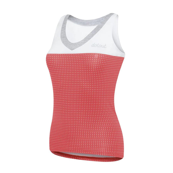 Top donna Dots.2 - Rosso
