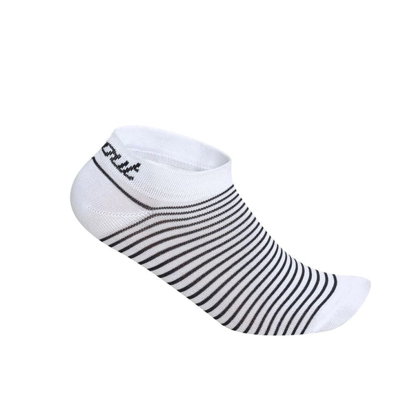 Stripe Short Women's Socks - White