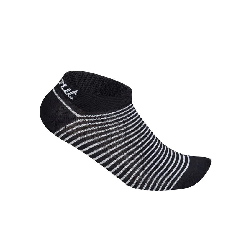 Stripe Short women's socks - Black