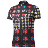 Flower woman sweater - Black