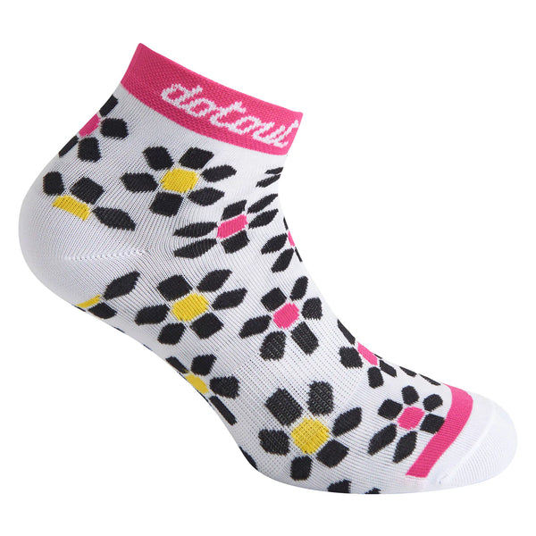 Flower women's socks - White