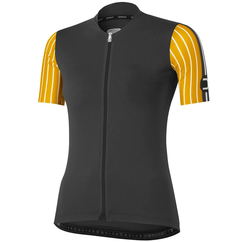 Stripe woman jersey - Black yellow
