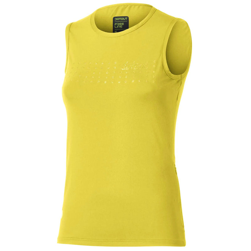 Lux Muscle Women's Sleeveless Top - Yellow