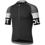 Pure Jersey - Black-Dark Gray Melange-White