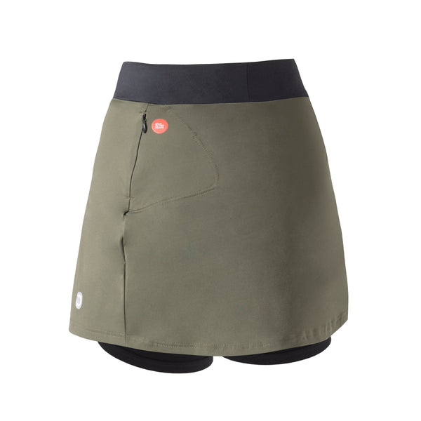 Fusion W skirt (without pad) - Green-Black