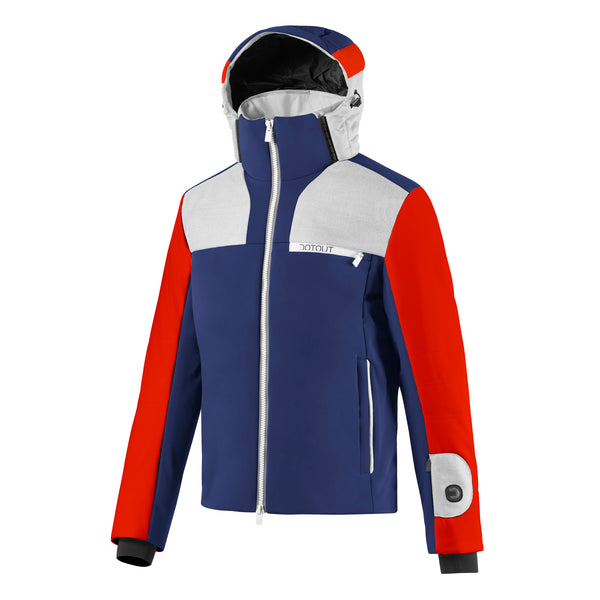 Path Jacket absolute blu-rosso