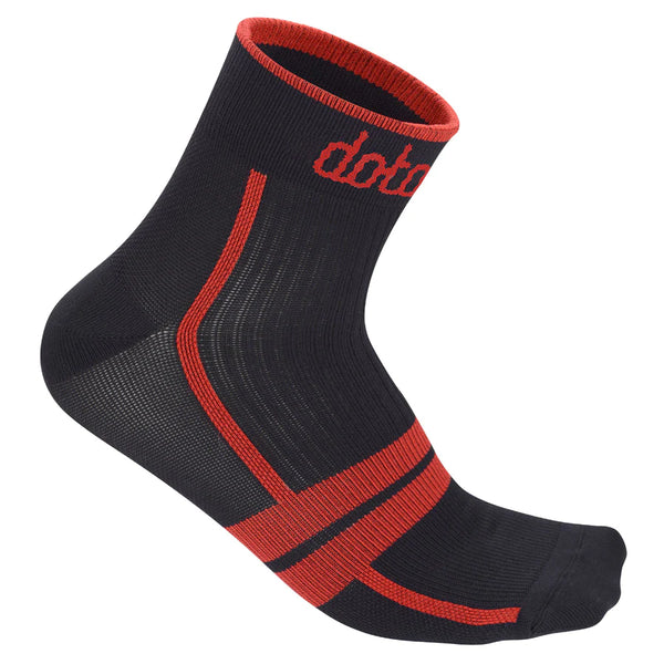 Heritage 13 Socks - Black Red