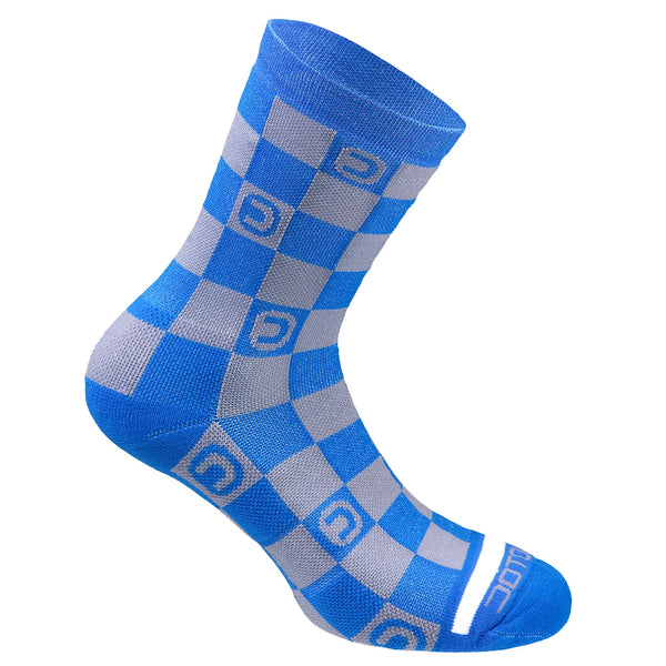 Square Winter Socks - Blue