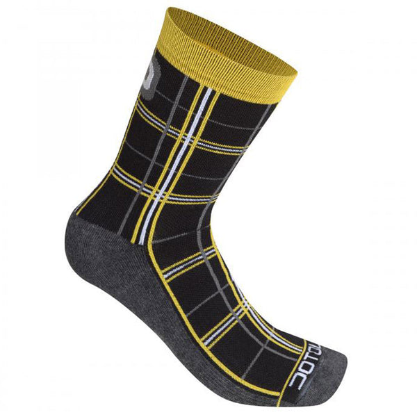 Checked socks - Black yellow