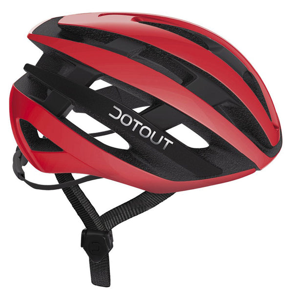 Casco Kabrio - Rosso Lucido Nero Opaco
