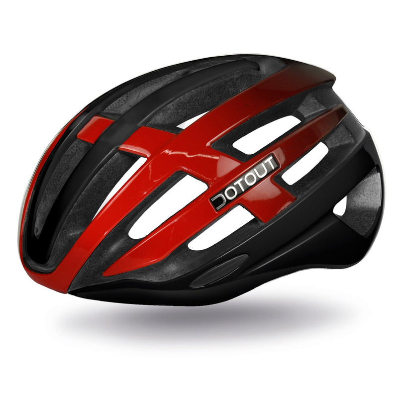 Targa Helmet - Gloss Black Red