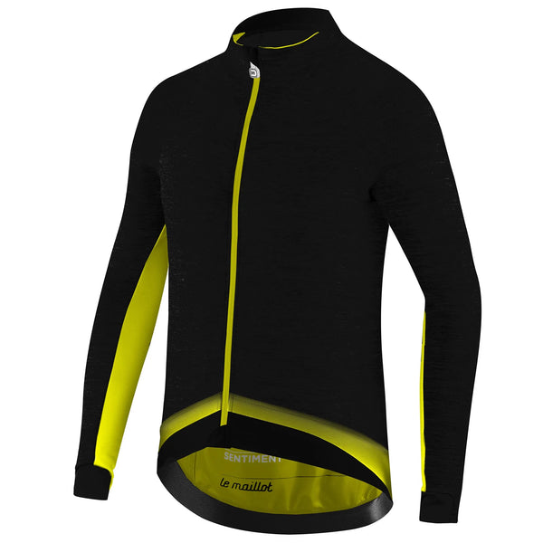Le Maillot jacket - Black yellow