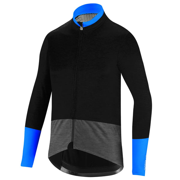 Mediterranea Wool Jacket - Black blue